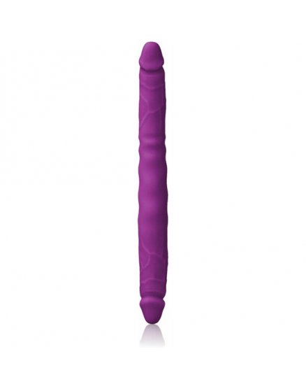 COLOURS DOUBLE PLEASURES PENE DOBLE DE SILICONA - MORADO VIBRASHOP