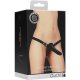 STRAP-ON - CORREA DE SILICONA - AJUSTABLE - NEGRO VIBRASHOP