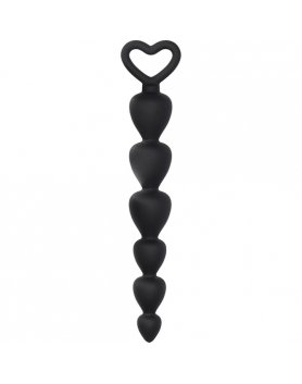 BOLAS ANALES SILICONA  - NEGRO VIBRASHOP