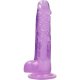 PENE REALISTICO CON TESTÍCULOS 15 CM - MORADO VIBRASHOP