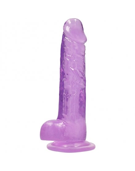 PENE REALISTICO CON TESTÍCULOS 15 CM - MORADO VIBRASHOP