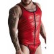 WETLOOK MENS CAMISETA SIN MANGAS - ROJO VIBRASHOP