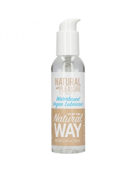 NATURAL PLEASURE - LUBRICANTE VEGANO A BASE DE AGUA- 150 ML VIBRASHOP