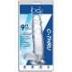 22 CM C-THRU PENE REALISTICO CON TESTICULOS - TRANSPARENTE VIBRASHOP