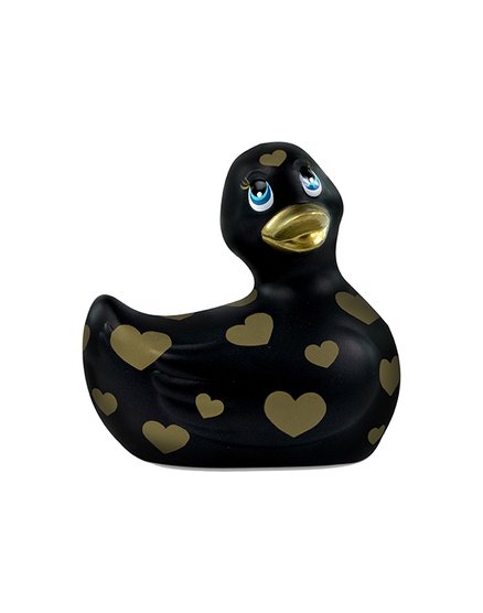 I RUB MY DUCKIE 2.0 ; ROMANCE - PATITO ESTIMULANTE NEGRO / ORO VIBRASHOP