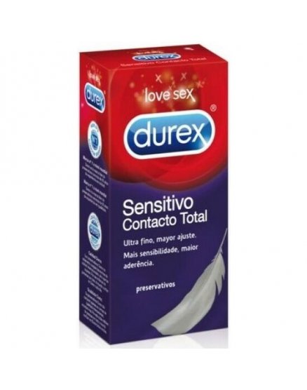 DUREX SENSITIVO CONTACTO TOTAL 6UDS VIBRASHOP