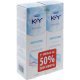 K-Y GEL LUBRICANTE HIDROSOLUBLE INTIMO DUPLO 2X75ML VIBRASHOP