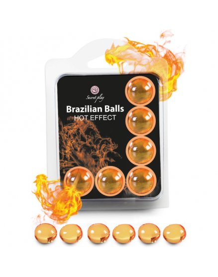 SECRET PLAY SET 6 BRAZILIAN BALLS EFECTO CALOR VIBRASHOP