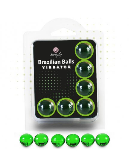 SECRET PLAY SET 6 BRAZILIAN BALLS VIBRACIÓN MENTA VIBRASHOP