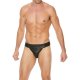 TANGA JOCK LISO CON ABERTURA TRASERA - NEGRO VIBRASHOP