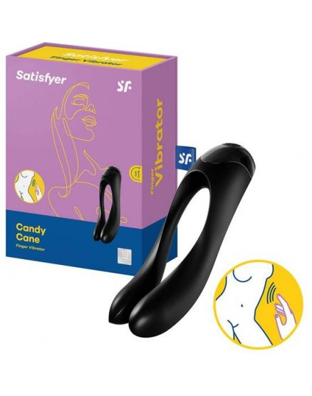 SATISFYER CANDY CANE - NEGRO VIBRASHOP