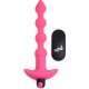 PLUG VIBRADOR DE BOLAS ANALES DE SILICONA - ROSA VIBRASHOP