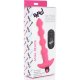 PLUG VIBRADOR DE BOLAS ANALES DE SILICONA - ROSA VIBRASHOP