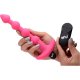 PLUG VIBRADOR DE BOLAS ANALES DE SILICONA - ROSA VIBRASHOP