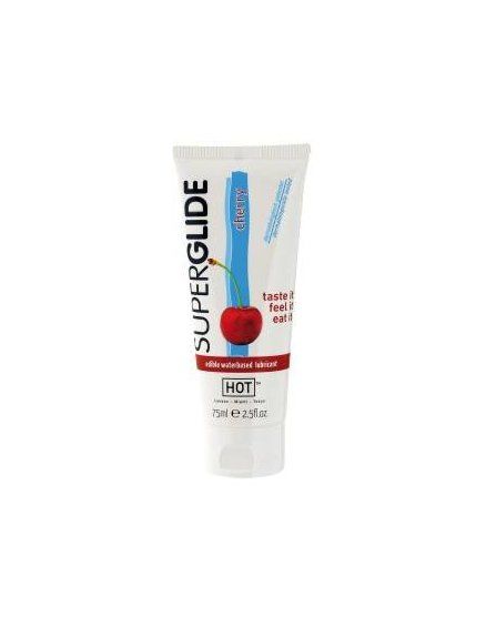 hot superglide lubricante comestible cereza VIBRASHOP