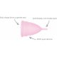 MENSTRUAL CUPS SIZE S-ROSA VIBRASHOP