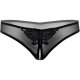 DARING INDRA CROTCHLESS BEADED THONG-NEGRO VIBRASHOP