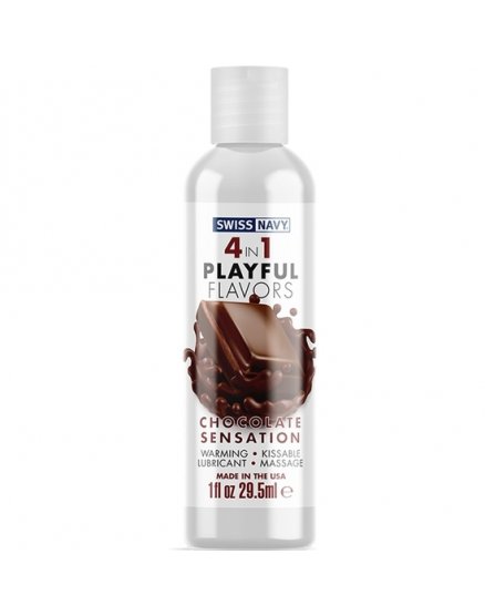 SWISS NAVY 4 IN 1 CHOCOLATE SENSATION - 30 ML VIBRASHOP