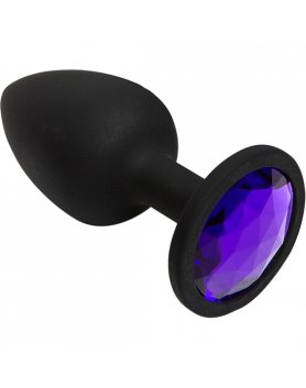 BOOTY BLING - PEQUEÑO - MORADO - PLUG SILICONA VIBRASHOP