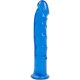 JELLY JEWELS - DILDO CON SUCCIÓN EN LA BASE - AZUL VIBRASHOP