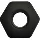 ANILLO SILICONA SUAVE - HUNK C-RING - NEGRO VIBRASHOP