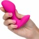 AROUSER ESTIMULADOR DE SILICONA PUNTO G CONTROL REMOTO - ROSA VIBRASHOP