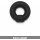 ANILLO SILICONA SUAVE - STUD C-RING - NEGRO VIBRASHOP