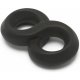 ANILLO SILICONA SUAVE - JOCK C-RING - NEGRO VIBRASHOP