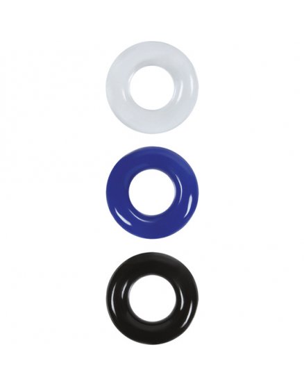 SET ANILLOS PENE MULTICOLOR - STAMINA RINGS VIBRASHOP