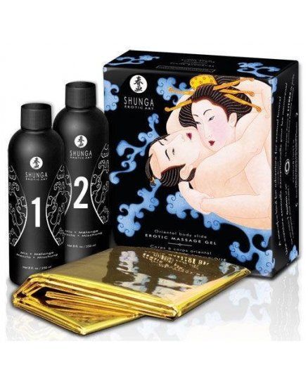 ACEITES MASAJES SENSUAL KIT ERÓTICO SHUNGA VIBRASHOP