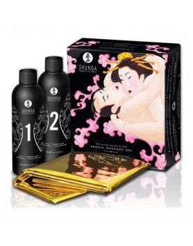ACEITES MASAJES SENSUAL KIT ERÓTICO SHUNGA VIBRASHOP