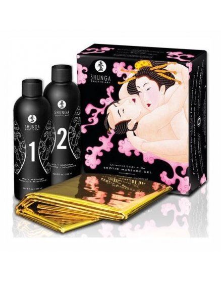 ACEITES MASAJES SENSUAL KIT ERÓTICO SHUNGA VIBRASHOP