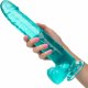 QUEEN SIZE PENE GELATINA 30,5CM - AZUL VIBRASHOP