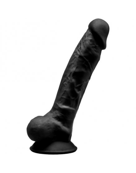 SILEXD MODELO 1 - PENE REALÍSTICO 17,75CM - NEGRO VIBRASHOP