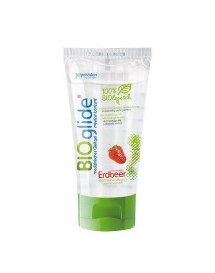 BIOGLIDE LUBRICANTE FEMENINO CON SABOR FRESA 80 ML VIBRASHOP