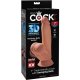 3D COCK SWINGING BALLS 7 INCH - CARAMEL VIBRASHOP