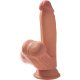 3D COCK SWINGING BALLS 7 INCH - CARAMEL VIBRASHOP