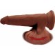 3D COCK SWINGING BALLS 8 INCH - BROWN VIBRASHOP