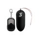 HUEVO RECARGABLE 10 VELOCIDADES CONTROL REMOTO NEGRO GRANDE VIBRASHOP