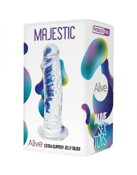 ALIVE MAJESTIC PENE REALÍSTICO 14,7 CM VIBRASHOP