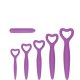 SET DILATADORES VAGINALES - MORADO VIBRASHOP