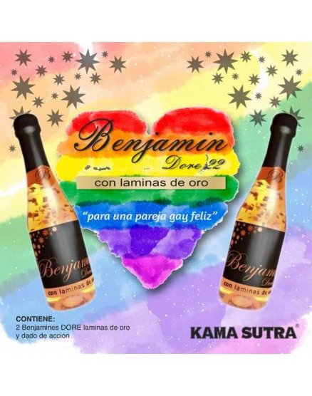 2 BENJAMINES DORE PARA UNA PAREJA GAY FELIZ VIBRASHOP