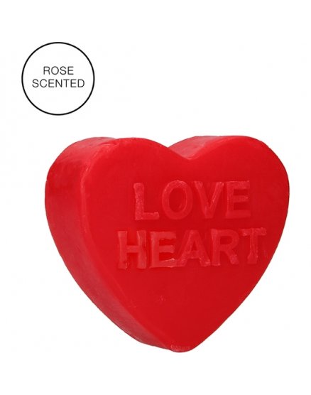 JABÓN DE CORAZÓN - CORAZÓN DE AMOR - AROMA DE ROSA VIBRASHOP