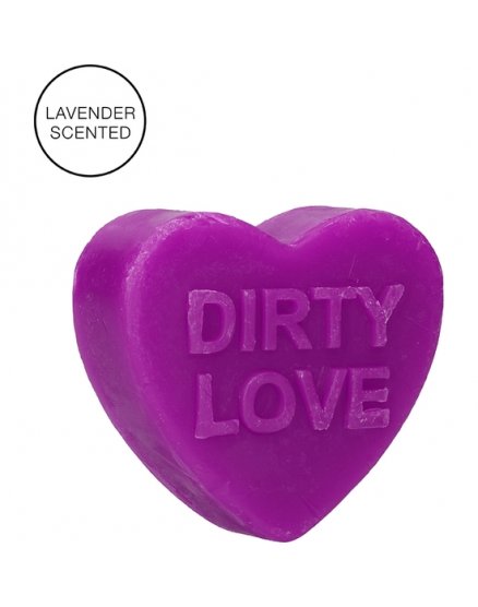 JABÓN DE CORAZÓN - DIRTY LOVE - CON AROMA A LAVANDA VIBRASHOP