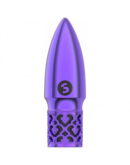 GLITTER - RECHARGEABLE ABS BULLET - MORADO VIBRASHOP