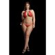 SNOW ANGEL LACE LINGERIE SET - ROJO VIBRASHOP