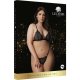 MAGIC LACE VELVET LINGERIE SET NEGRO VIBRASHOP