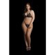 MAGIC LACE VELVET LINGERIE SET NEGRO VIBRASHOP