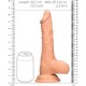 DILDO REALISTA WITH TESTICLES 26,7 CM - FLESH VIBRASHOP