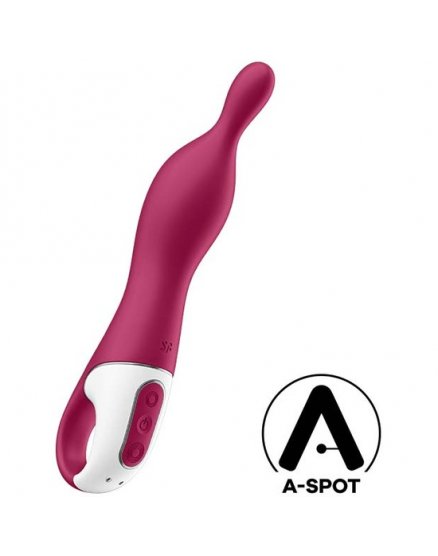 SATISFYER A-MAZING 1 VIBRADOR PUNTO A - GRANATE VIBRASHOP